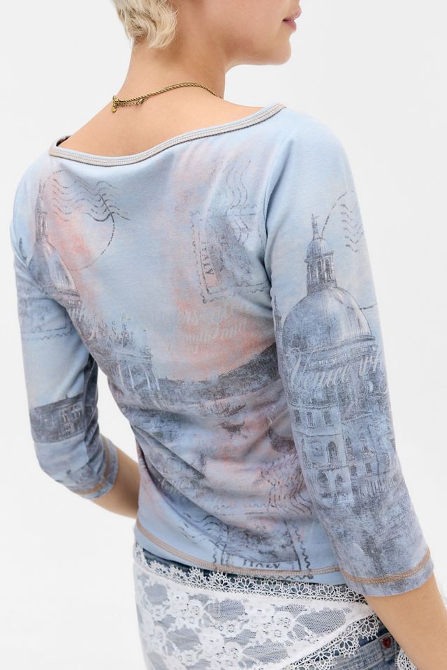 UO Venice Hotfix 3/4 Sleeve Baby T-Shirt #3