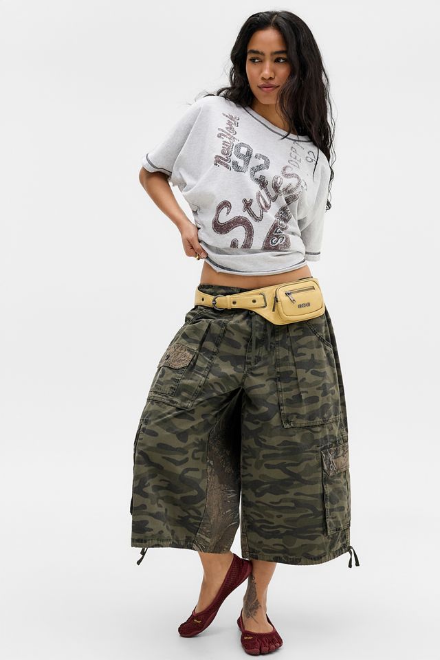 T-shirt UO Stateside Koko froncé #1