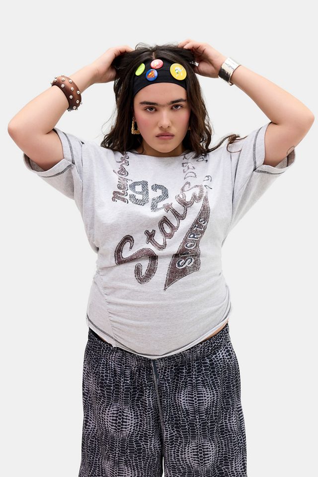 T-shirt UO Stateside Koko froncé #4