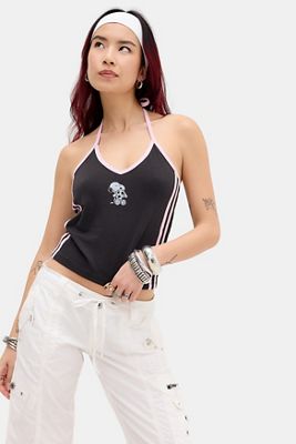 UO Snoopy Football Halter Top