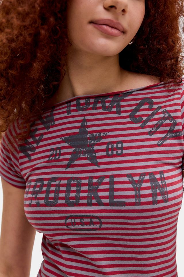 UO New York Slash Neck T-Shirt #2