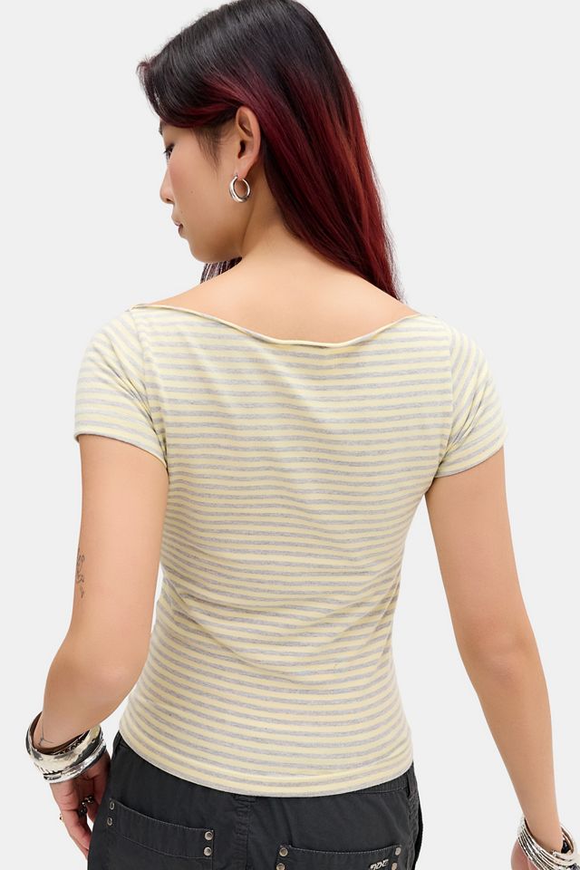UO New York Slash Neck T-Shirt #3
