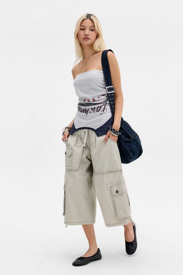 UO Überarbeitetes Varsity Bandeau-Top #1