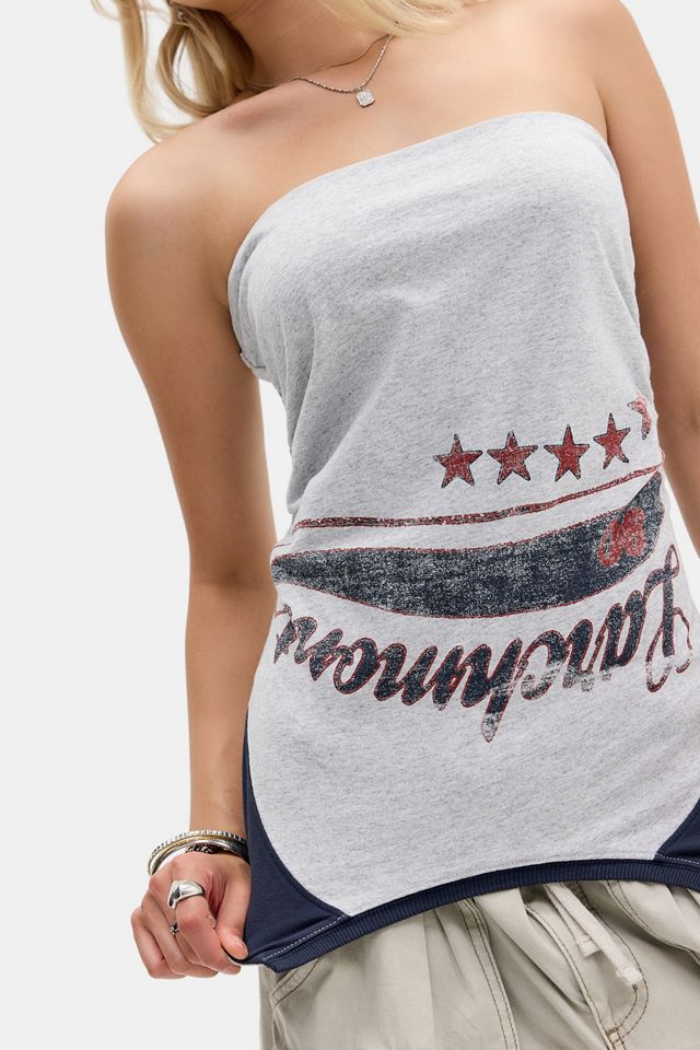 UO Überarbeitetes Varsity Bandeau-Top #2