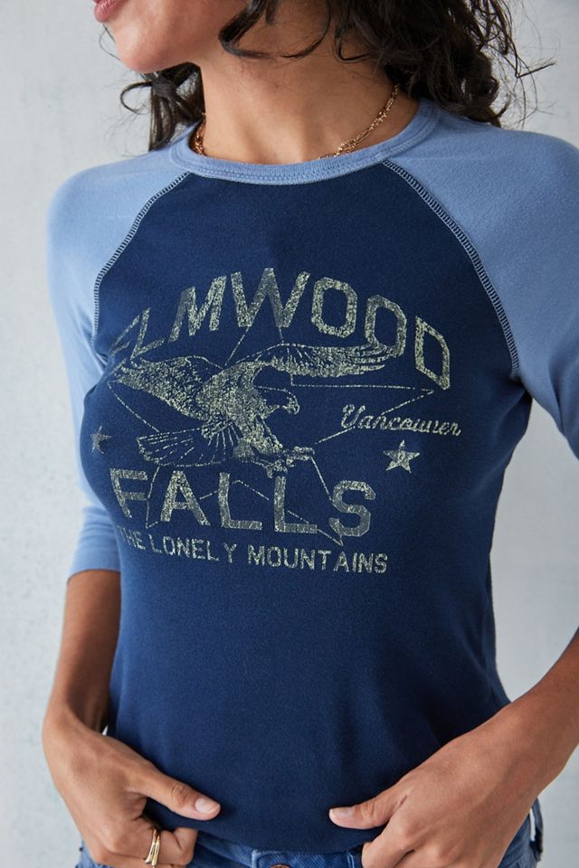 UO Blue Elmwood Raglan T-Shirt #1