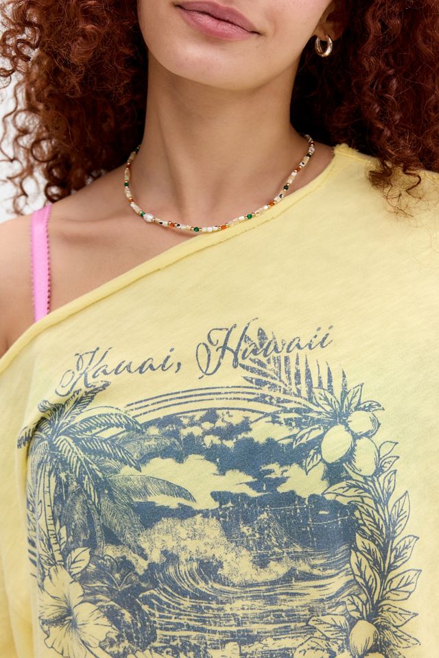 UO Courtney Hawaii Off-Shoulder T-Shirt #2