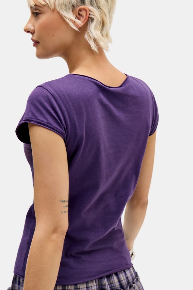 T-Shirt Baby UO con Stampa Teschio Grunge #3
