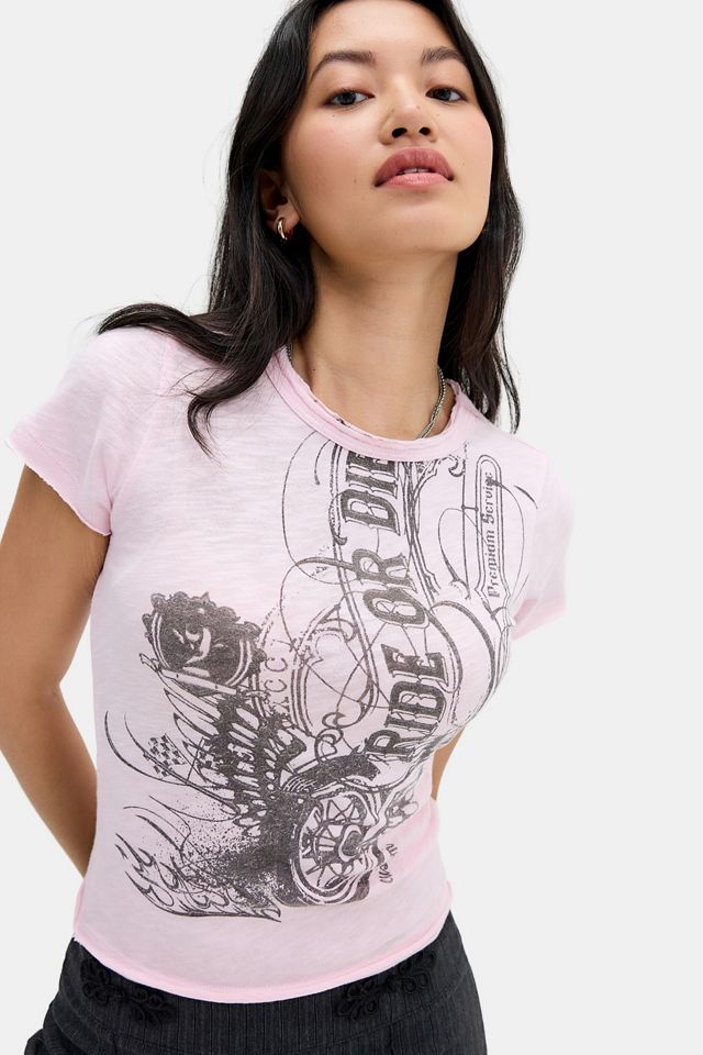 UO Ride Or Die Slub Baby T-Shirt #1