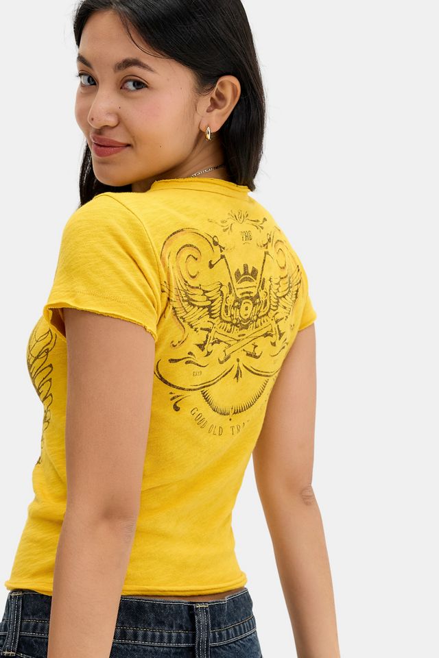 T-shirt bébé en fil flammé UO Ride Or Die #3
