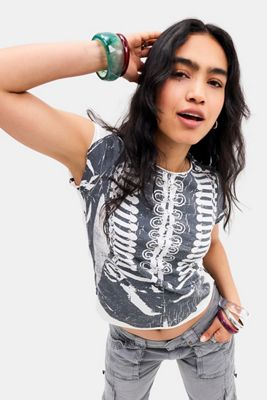 Camiseta Baby UO Trompe con Botones de Rana