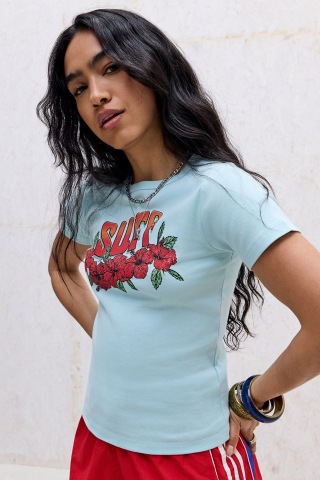 T-Shirt Baby UO Surf Hibiscus #2