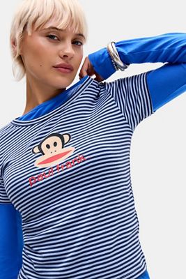 UO Paul Frank T-shirt Baby a Righe