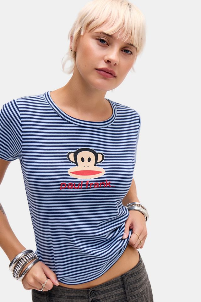 UO Paul Frank Striped Baby Tee #1