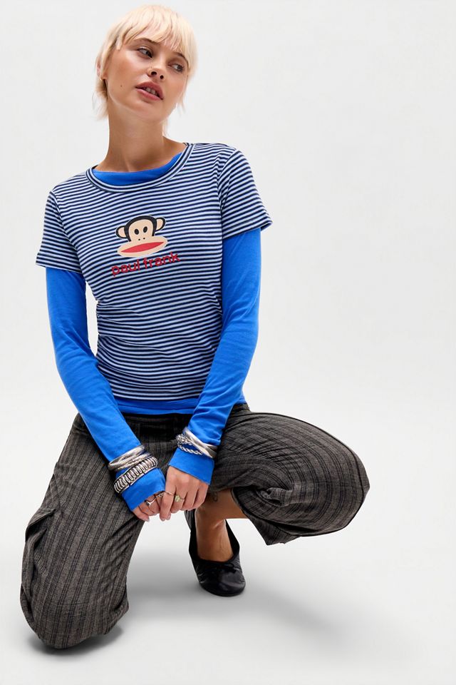 UO Paul Frank Striped Baby Tee #2