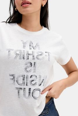 UO Inside Out Slub T-Shirt