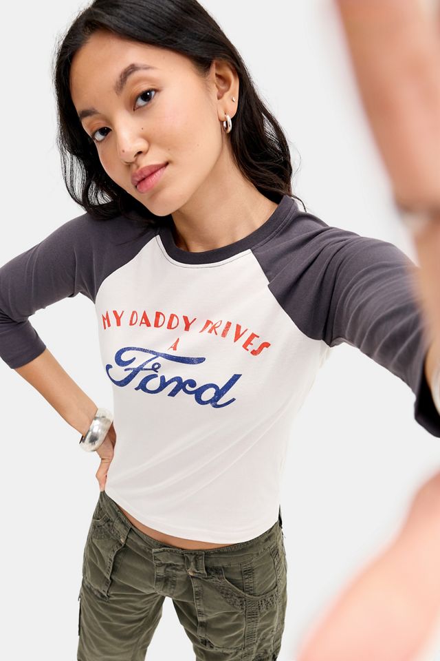 UO Daddy Drives A Ford 3/4 Sleeve Tee #1