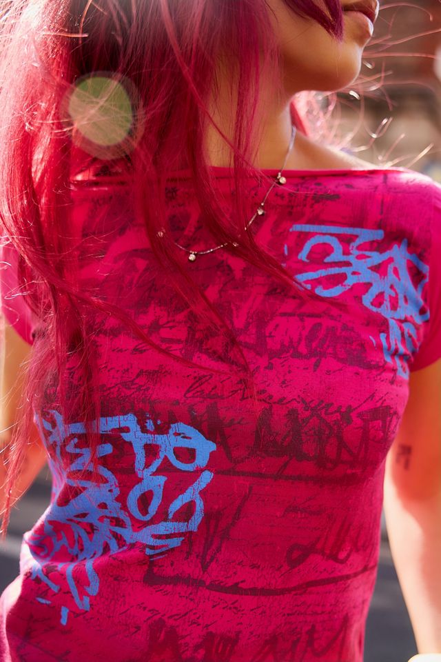 T-shirt baby con stampa grafica graffiti UO Rebel #1