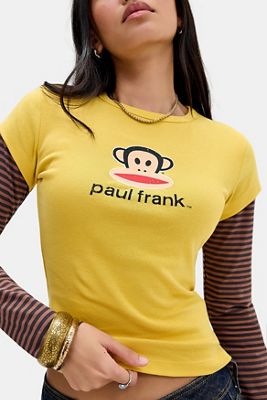 UO Paul Frank Double-Layer Baby Tee