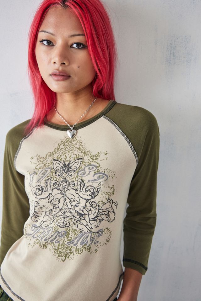 Camiseta Raglan UO Sacred 1989 #1