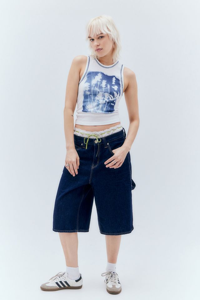 UO Cyan Print Tank Top #2