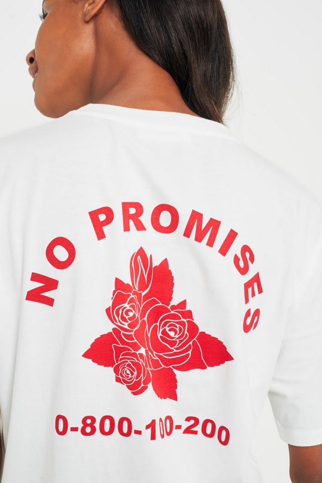 Urban Outfitters No Promises T-Shirt ricamata #1