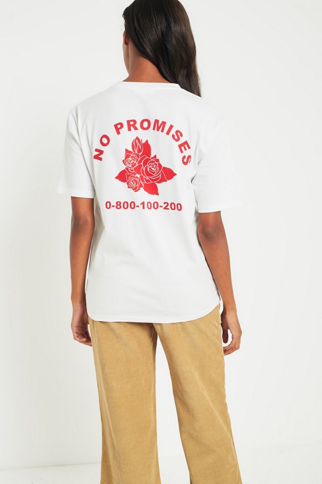 Urban Outfitters No Promises T-Shirt ricamata #3