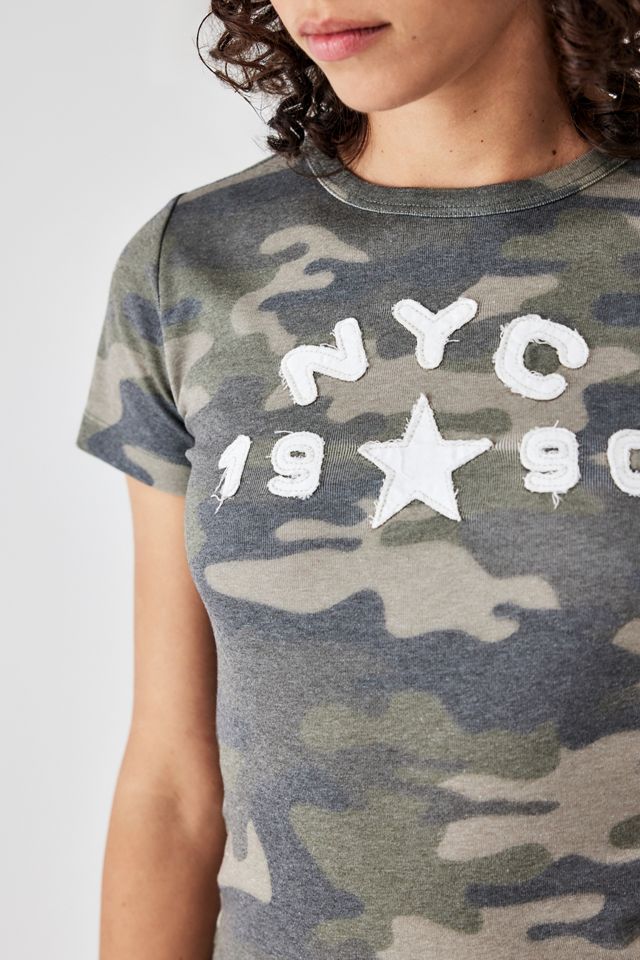 T-shirt Baby BDG Camo NYC Applique #4