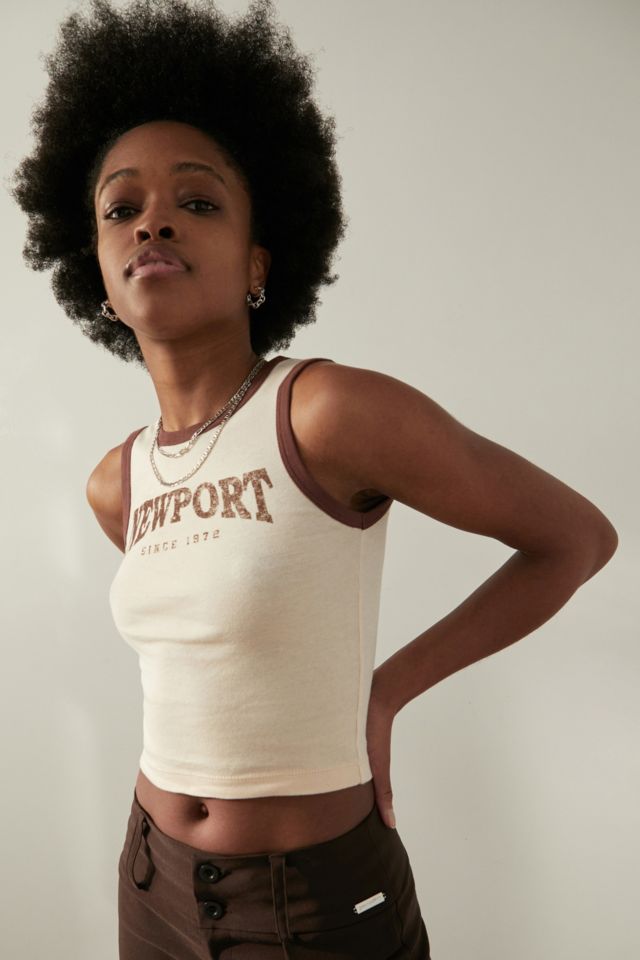 UO Newport Ringer Tank Top Urban Outfitters UK