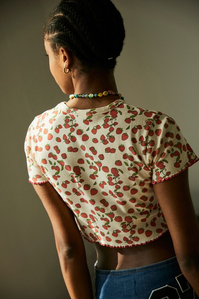 UO Strawberry Print Baby T-Shirt #3
