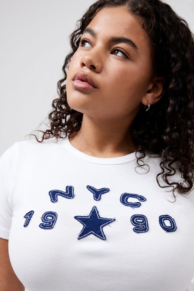 BDG White NYC 1990 Baby T-Shirt #6