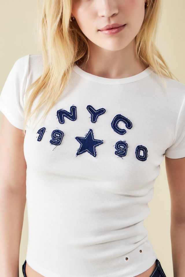 BDG White NYC 1990 Baby T-Shirt #1
