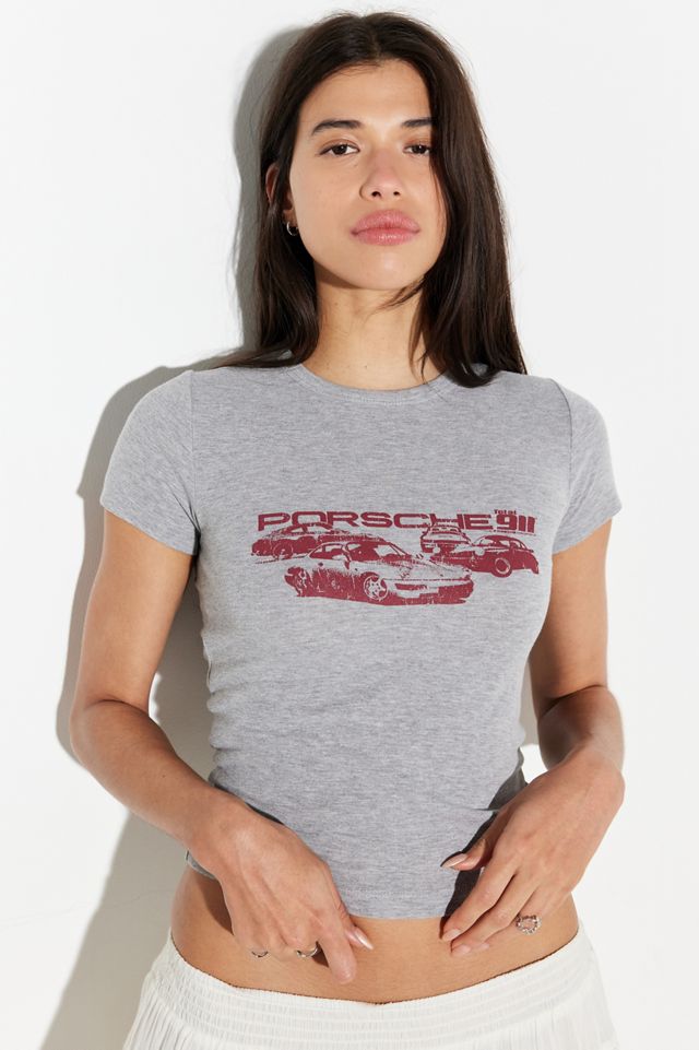 UO Grey Marl Porsche Baby T-Shirt  #3