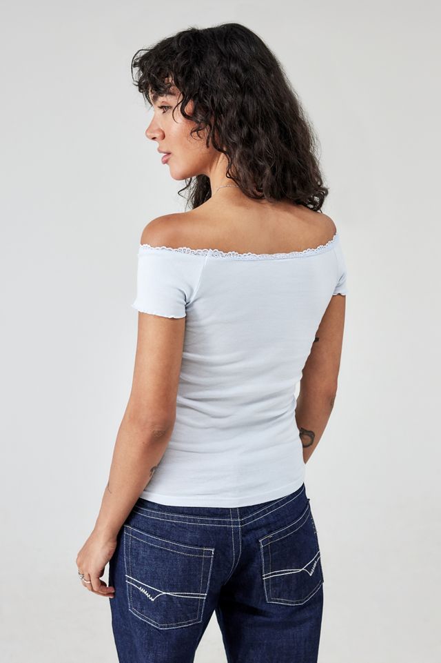 BDG Floral Off-The-Shoulder Top  #3