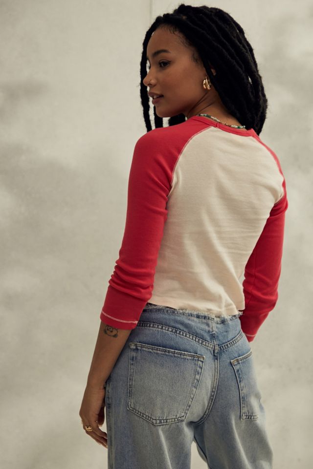 UO Cherry Print Raglan T-Shirt  #2