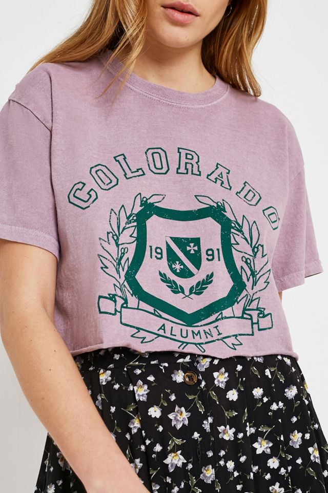 UO Colorado Cropped Overdyed T-Shirt #1