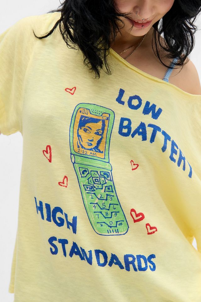 T-shirt UO Galentines Batteria Scarica #1