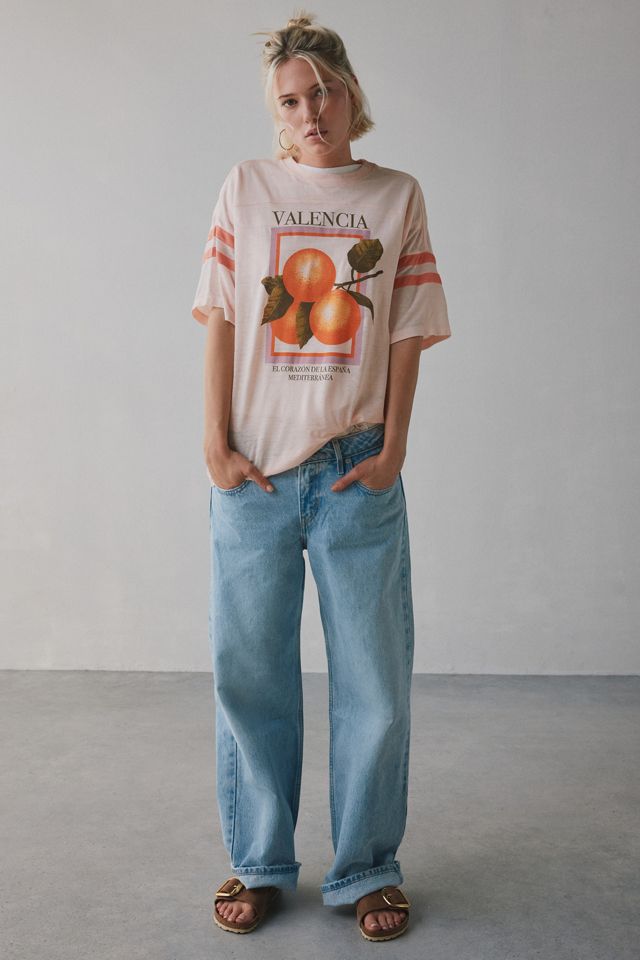 BDG Rowan Valencia Orange Graphic Oversized T-Shirt #1