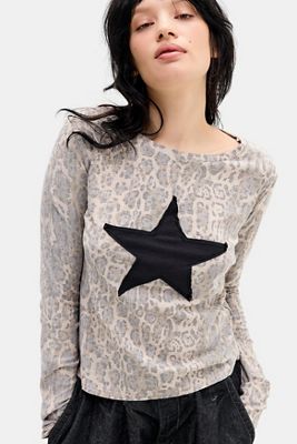 UO Spill The Tee Langarm-T-Shirt