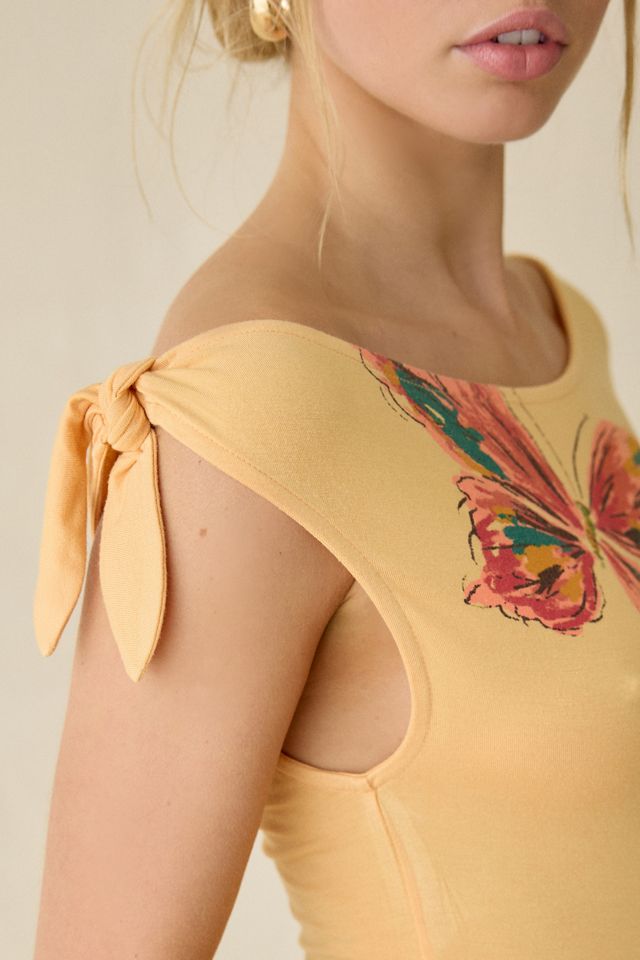 Haut à épaules dénudées UO Kiss Me Later #1