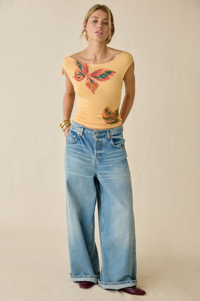 Haut à épaules dénudées UO Kiss Me Later #2