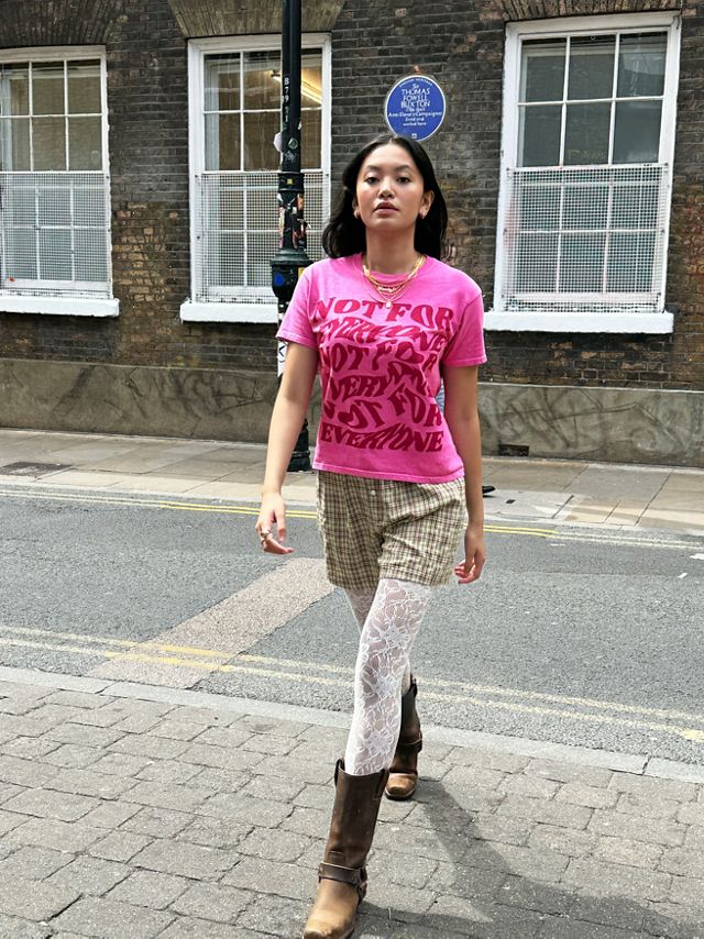 UO Trippy Slogan T-Shirt #1