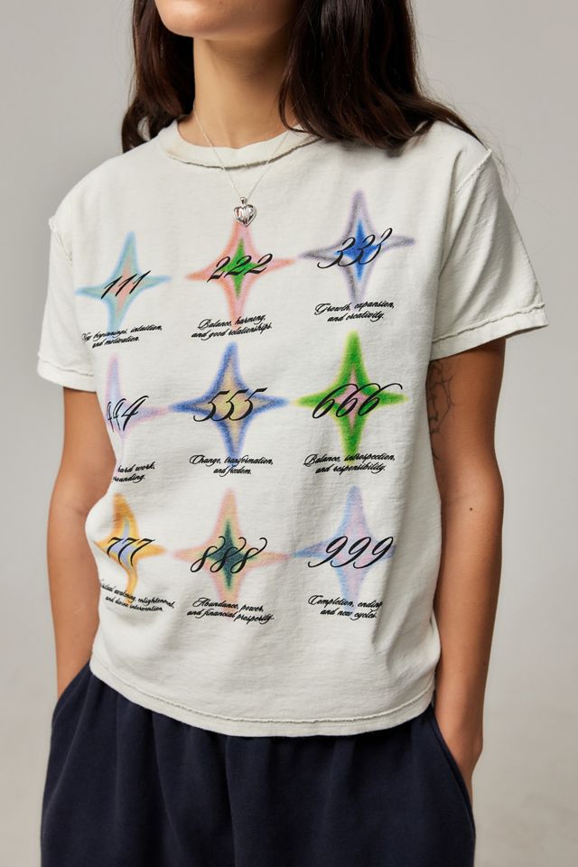 T-shirt ample UO Angel Numbers #2
