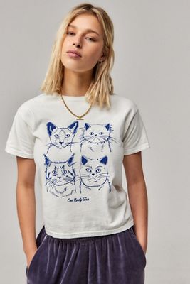 T-shirt ample UO Cat Lady Era