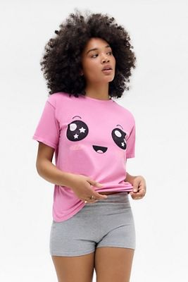 UO Anime Face Relaxed T-Shirt