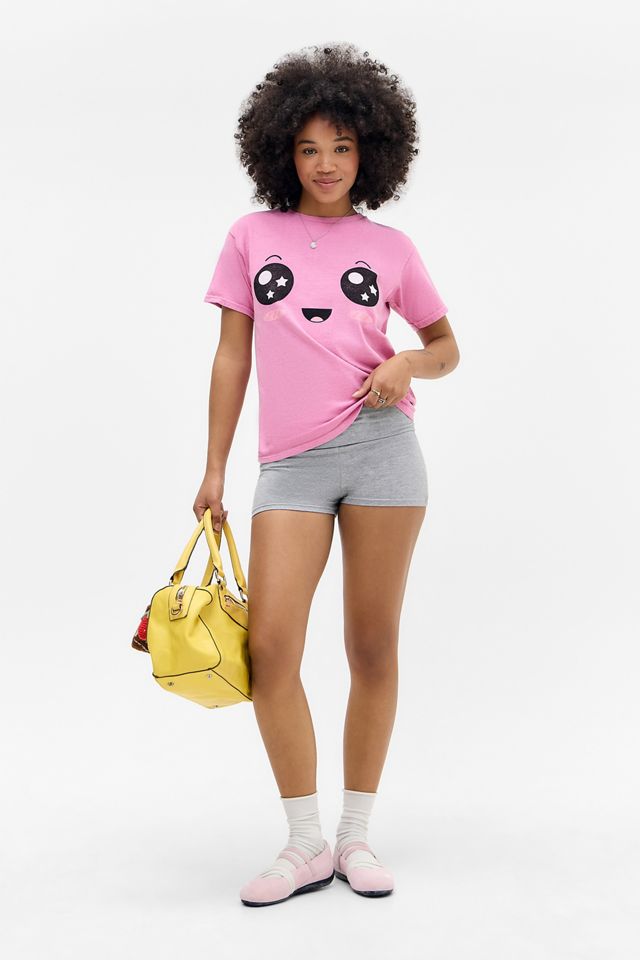 UO Anime Face Relaxed T-Shirt #2