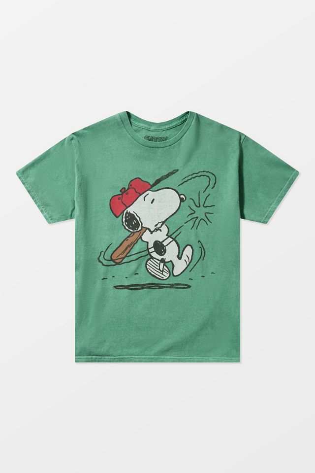 UO Baseball Snoopy Lockeres T-Shirt #4