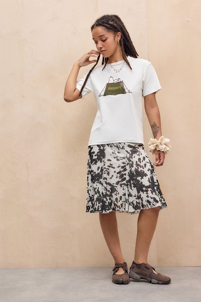 UO Camping Snoopy Entspanntes T-Shirt #1