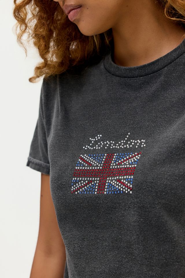 UO Union Jack Hotfix Relaxed T-Shirt #2