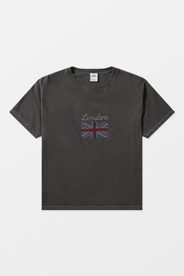 UO Union Jack Hotfix Relaxed T-Shirt #6