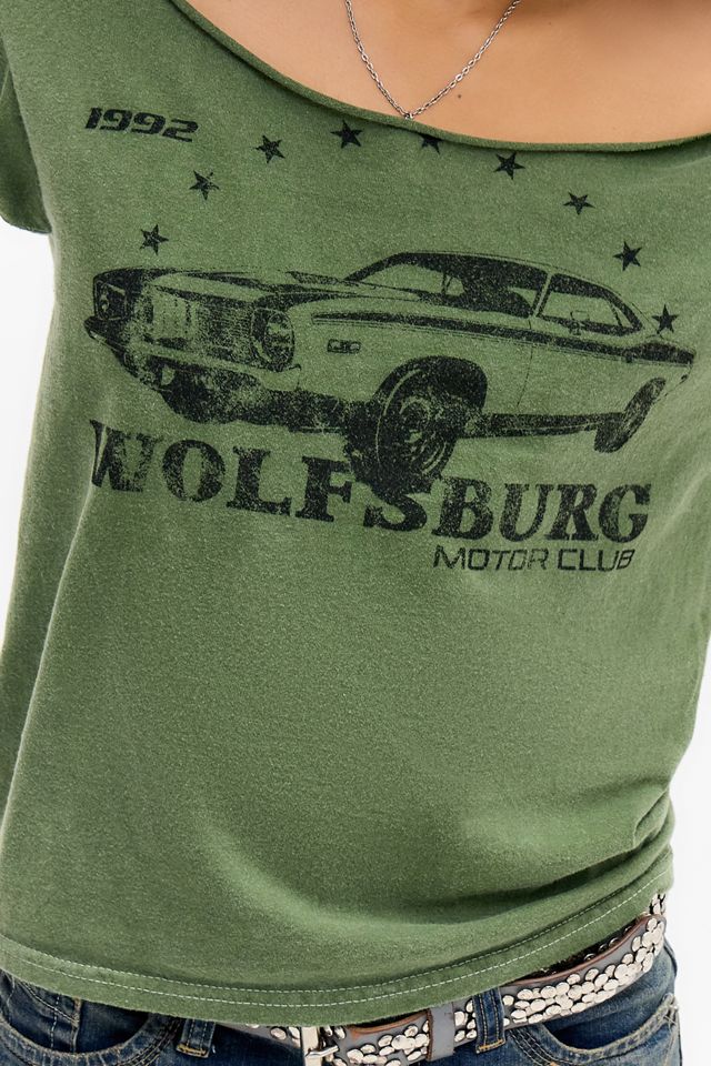 UO Wolfsburg Auto Slash Neck T-Shirt #1